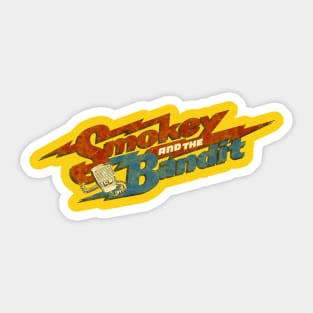 Smokey and the Bandit - Distressed Authentic Style Sticker